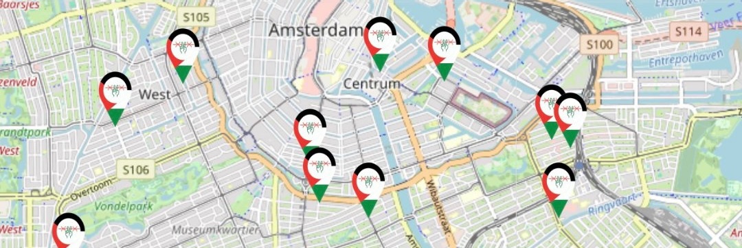 Het Apartheidvrije Zone-netwerk van Nederland is nu openbaar